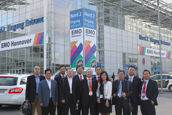 金(jīn)承諾組織客戶赴歐洲參加EMO展會